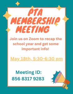 PTA Membership Meeting - Zoom